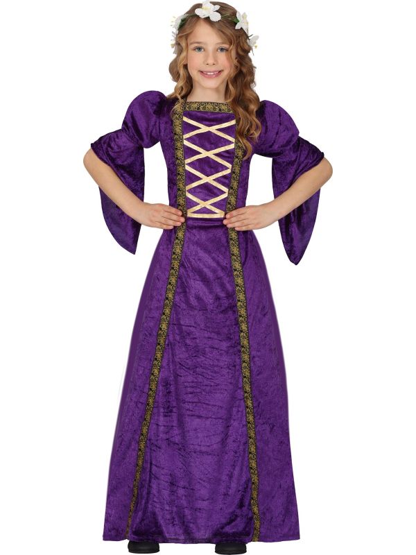 Betoverende Paarse Prinsessenjurk Meisjes main product photo