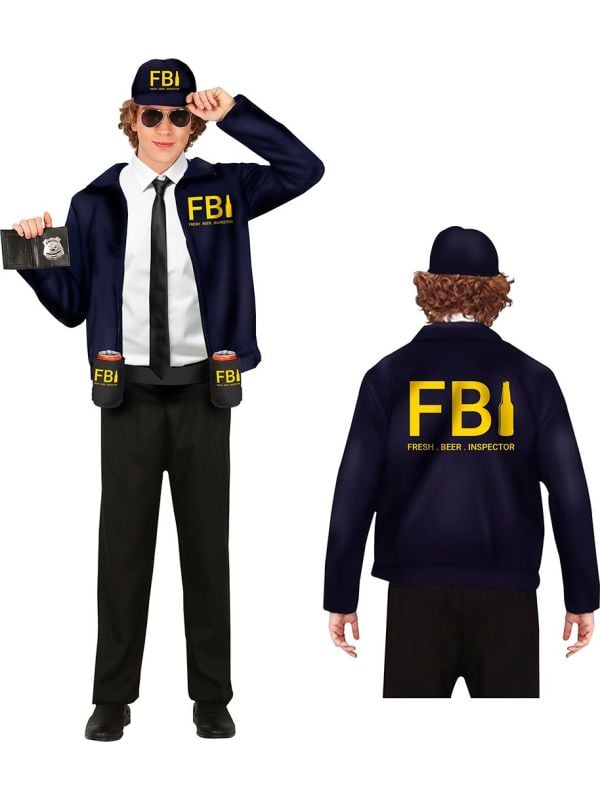 Bier FBI inspector outfit heren