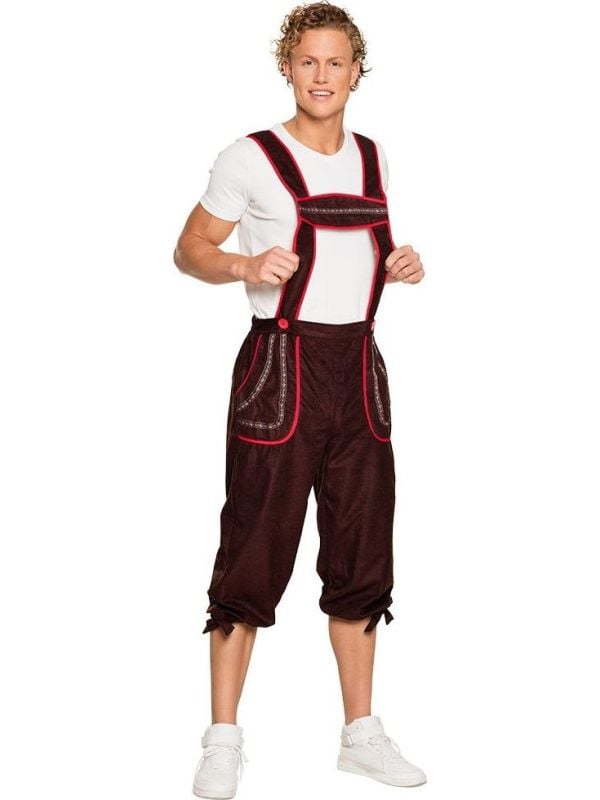 Bierfeest lederhosen basic mannen