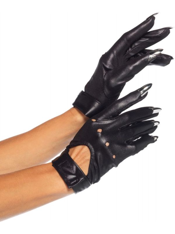 Biker handschoenen met klauwen en nagels main product photo