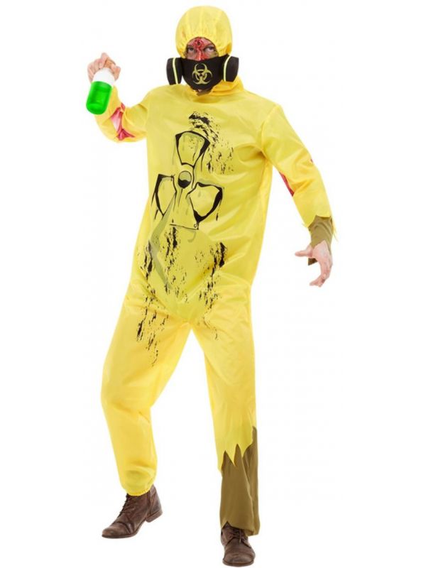 cafe radium diefstal Biohazard geel kostuum | Feestkleding.nl