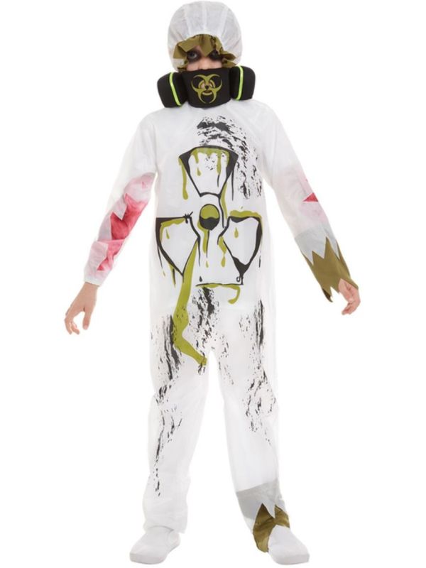 Biohazard wit jongens kostuum main product photo