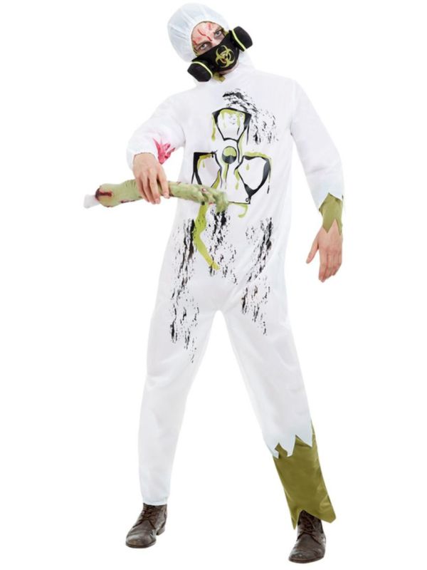 Biohazard wit kostuum main product photo