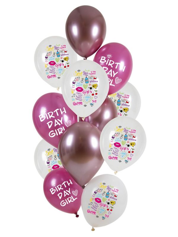 Birthday girl ballonnen