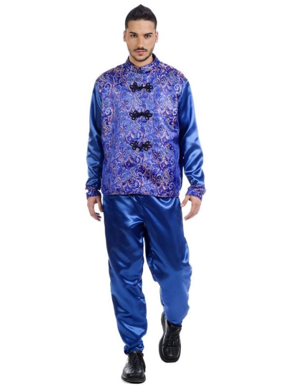 Blauw chinees pak main product photo