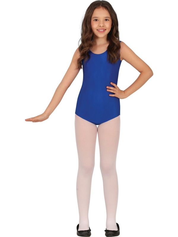 Blauw Mouwloos Maillot Meisjes main product photo
