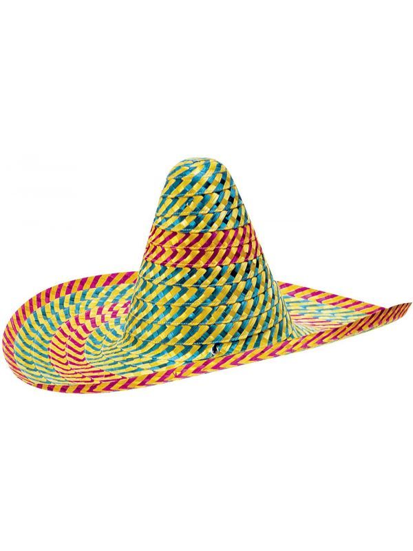 Blauw paarse mexicaanse sombrero