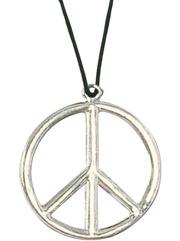 Blauwe hippie ketting