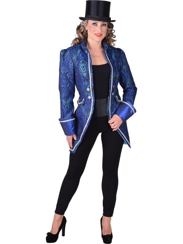 Blauwe markies jas dames main product photo