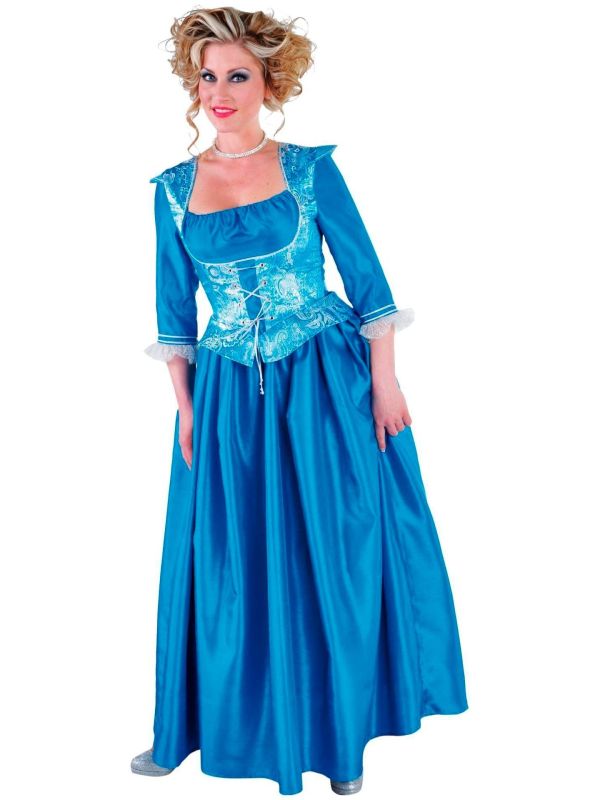 Blauwe Markiezin outfit vrouwen main product photo
