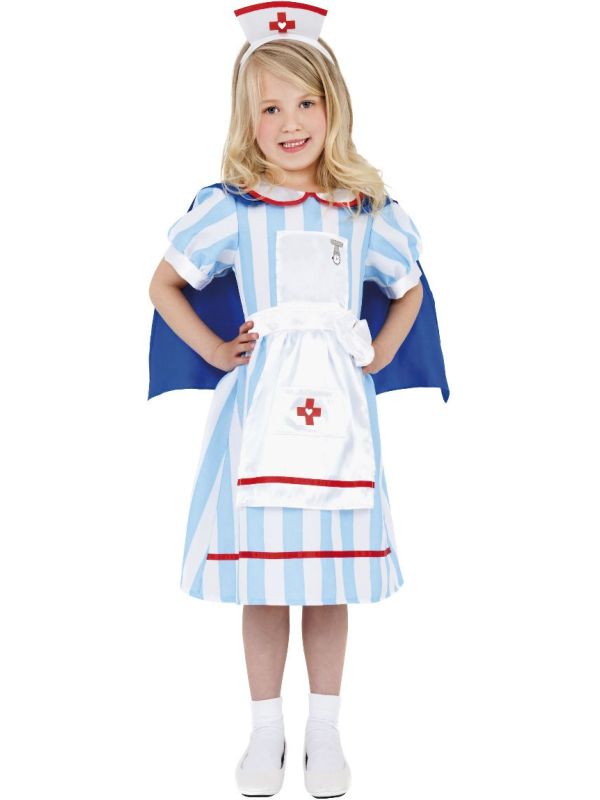 Blauwe meisjes zuster outfit main product photo