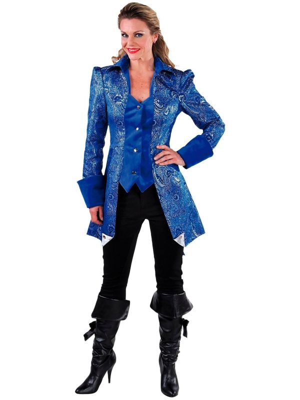 Blauwe rokjas vrouw main product photo