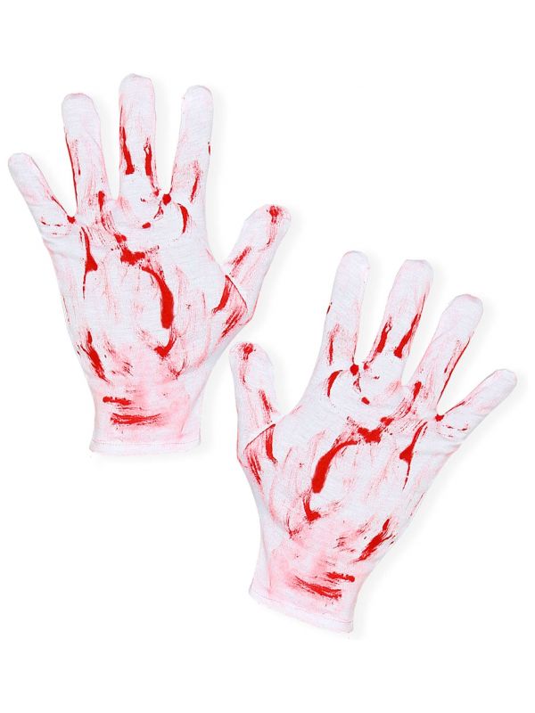 Bloederige handschoenen halloween