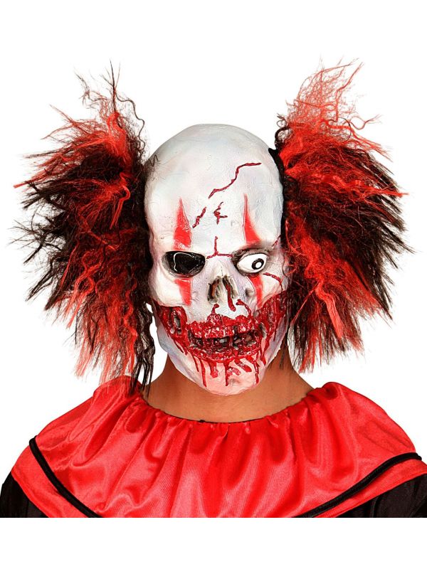 Bloederige horror clown masker