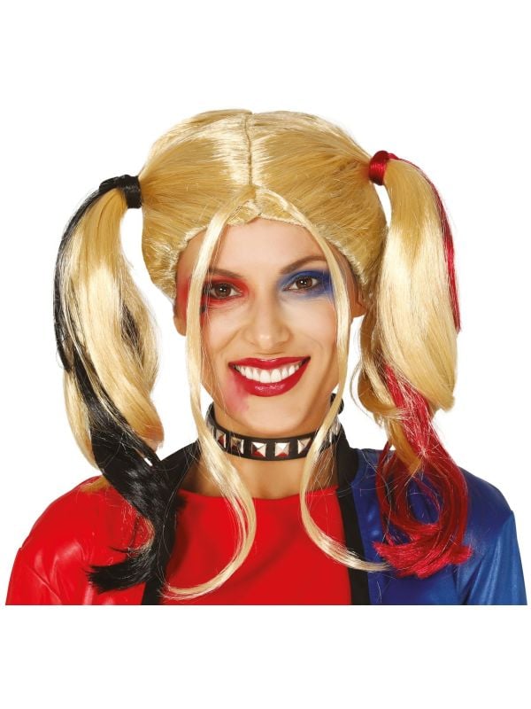 Blonde Harley Quin pruik