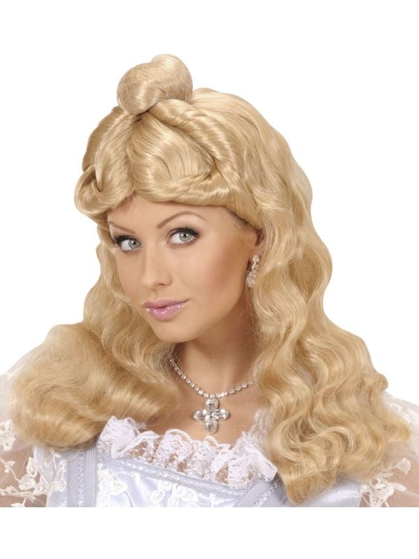 Blonde prinsessen pruik