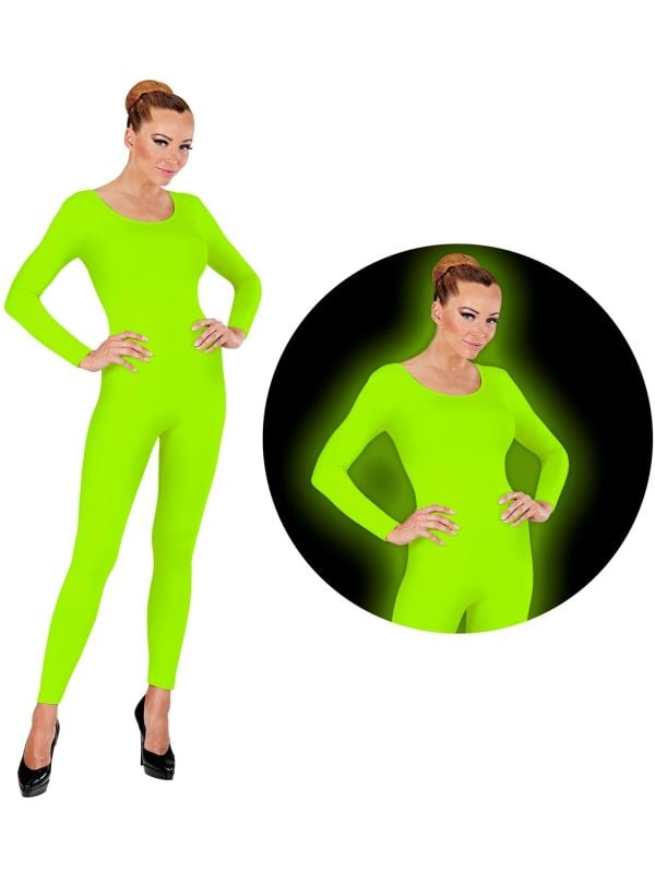 Bodysuit neon groen