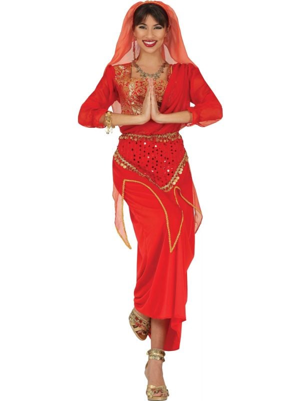 Bollywood jurk rood