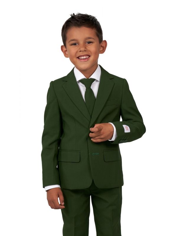 BOYS Glorious Green suit Jongens Opposuits