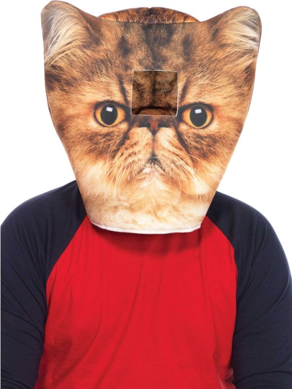 Boze kat masker schuim