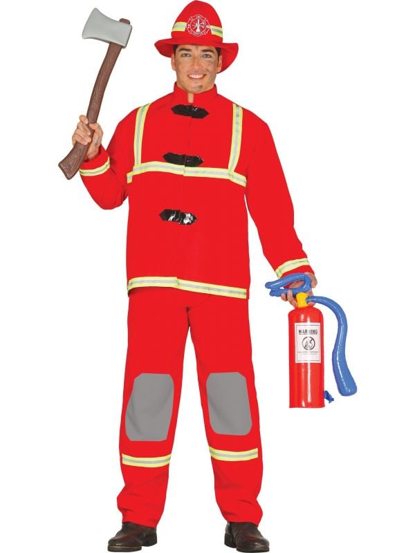 Brandweer kostuum heren