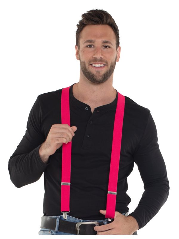 Bretels feest roze basis main product photo