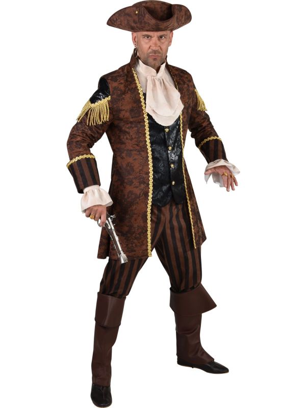 Bruin piraten kostuum man main product photo