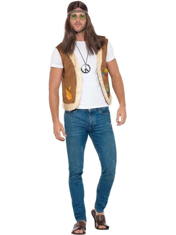 Bruine flower power vest main product photo