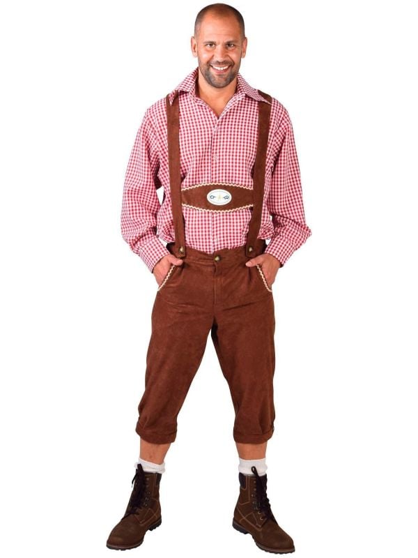 Bruine tirolerbroek heren main product photo