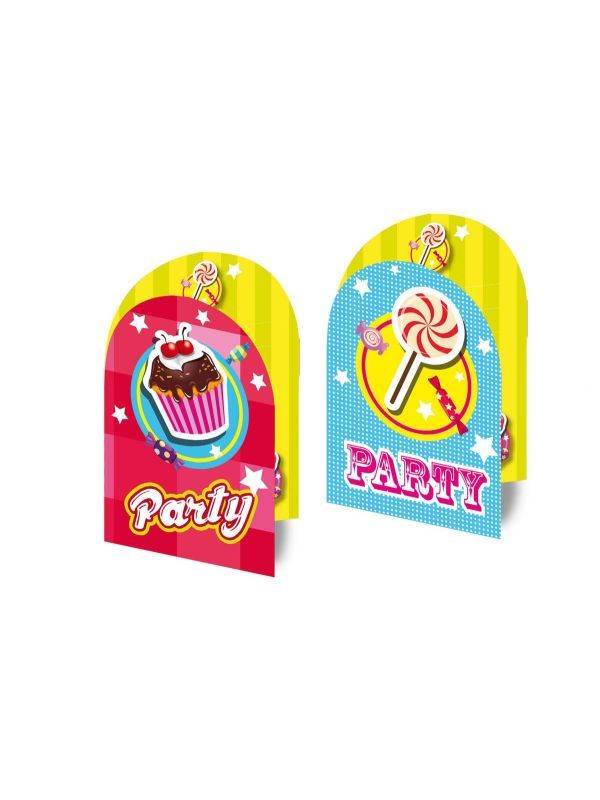 Cake en Candy uitnodigingskaarten main product photo
