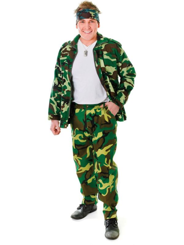Camouflage broek main product photo