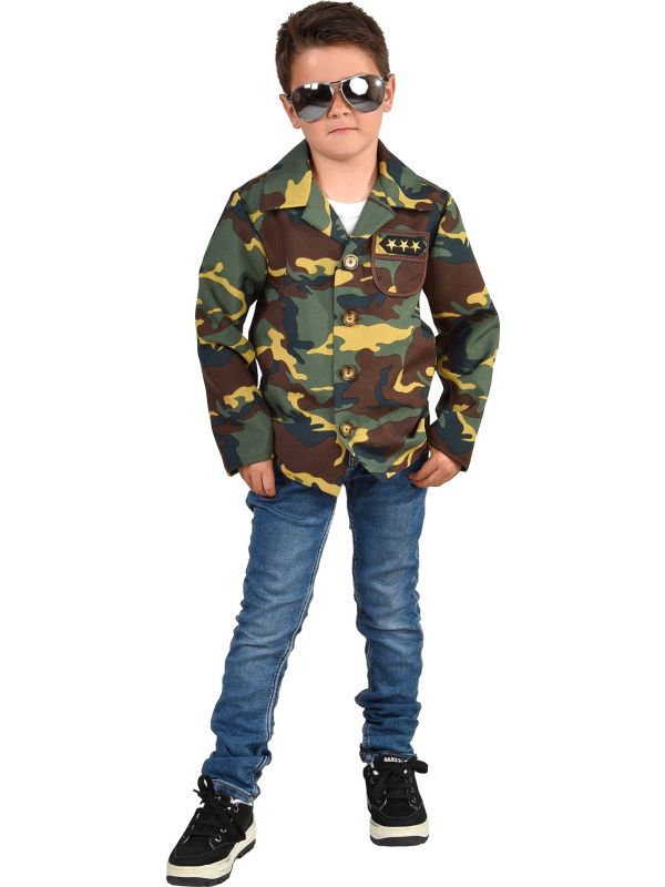 Camouflage jasje jongens main product photo