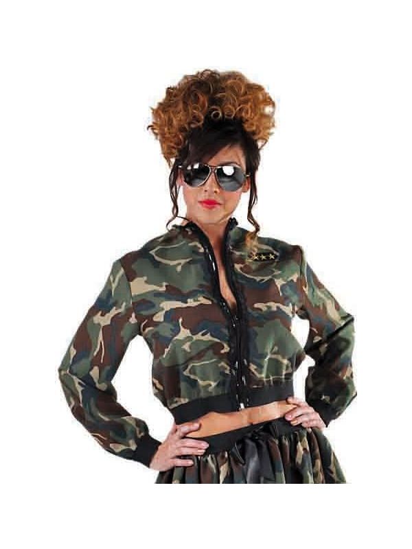 Camouflage leger jas dames main product photo
