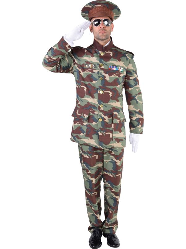 Camouflage officier kostuum heren main product photo