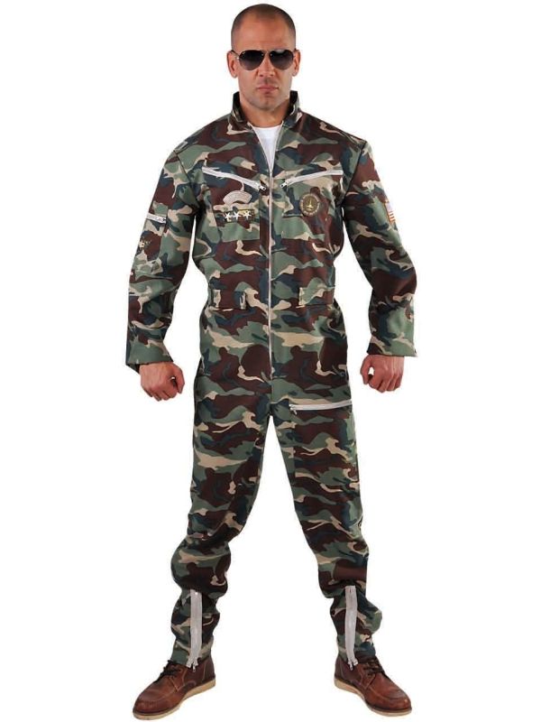 Camouflage overall gevechts piloot heren main product photo