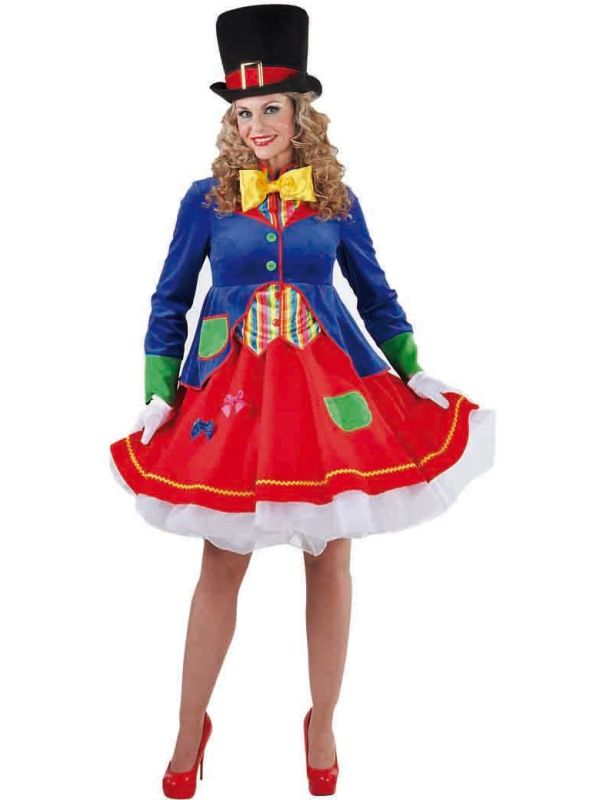 Carnavals clownsjurk dames main product photo