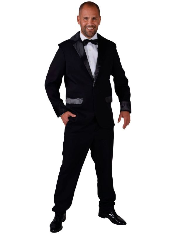 Carnavals colbert zwart heren main product photo