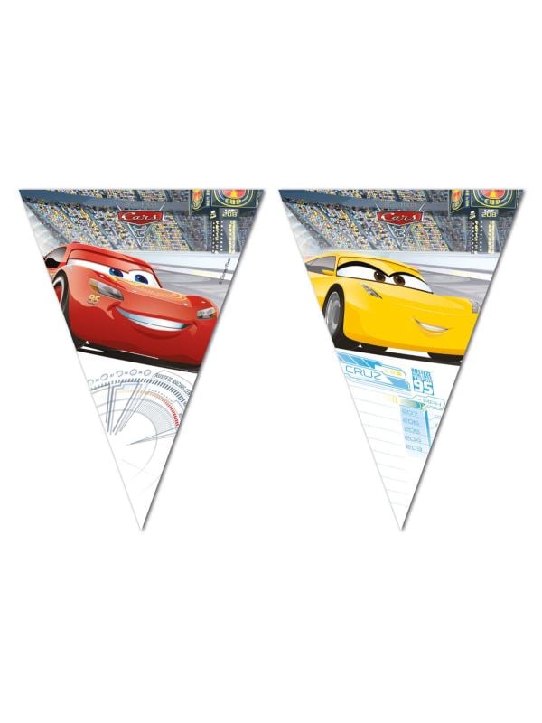 Cars 3 verjaardag vlaggenlijn 2 meter