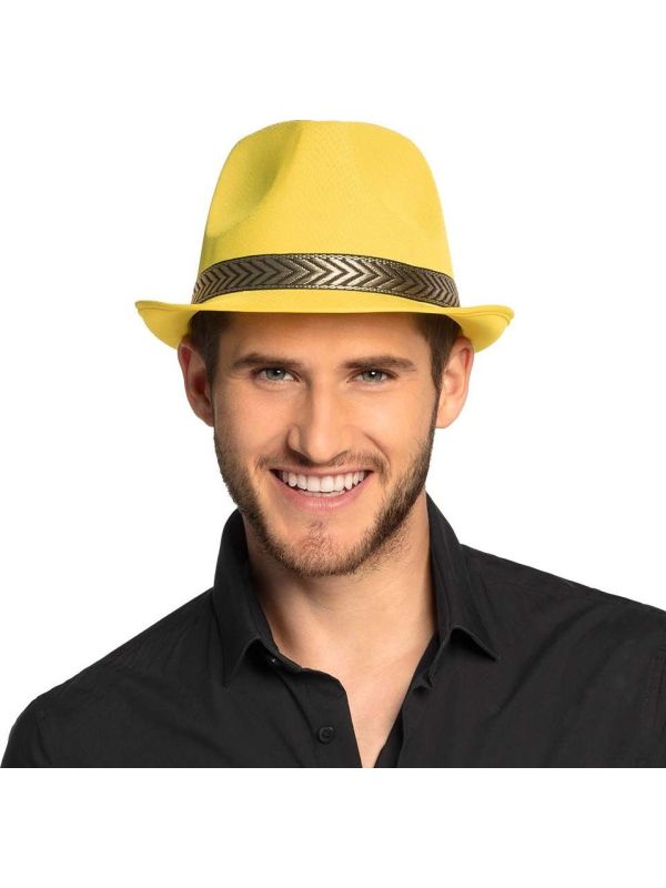 Casino fedora geel