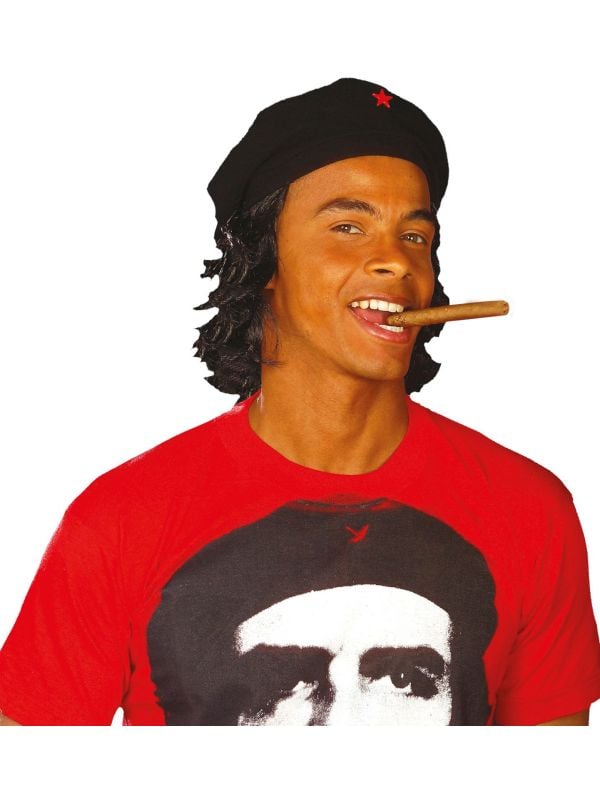 Che Guevara muts met pruik