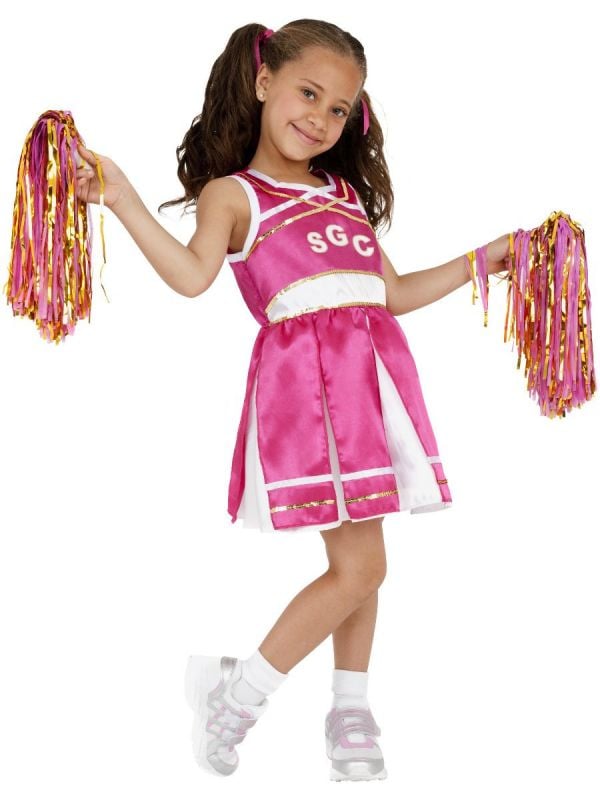 Cheerleader outfit meisjes roze