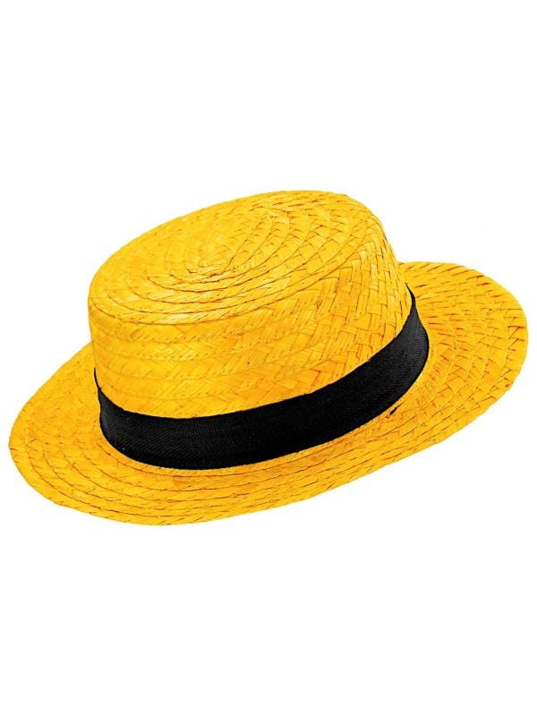 Chevalier hoed luxe geel