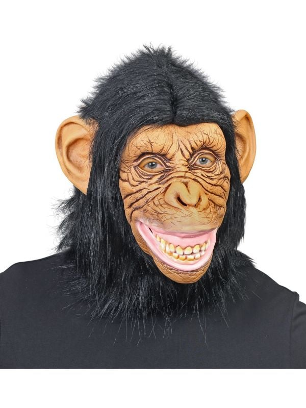 Chimpansee apen masker bruin heren
