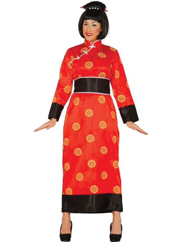 Chinese geisha jurk dames