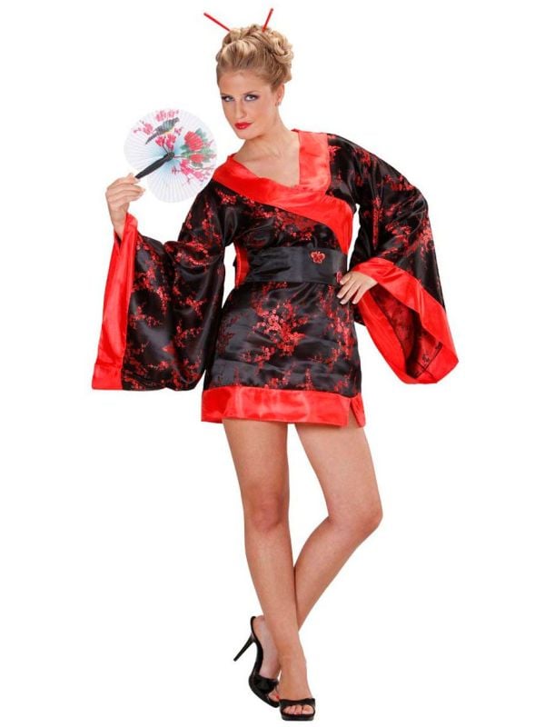 Chinese kimono jurk