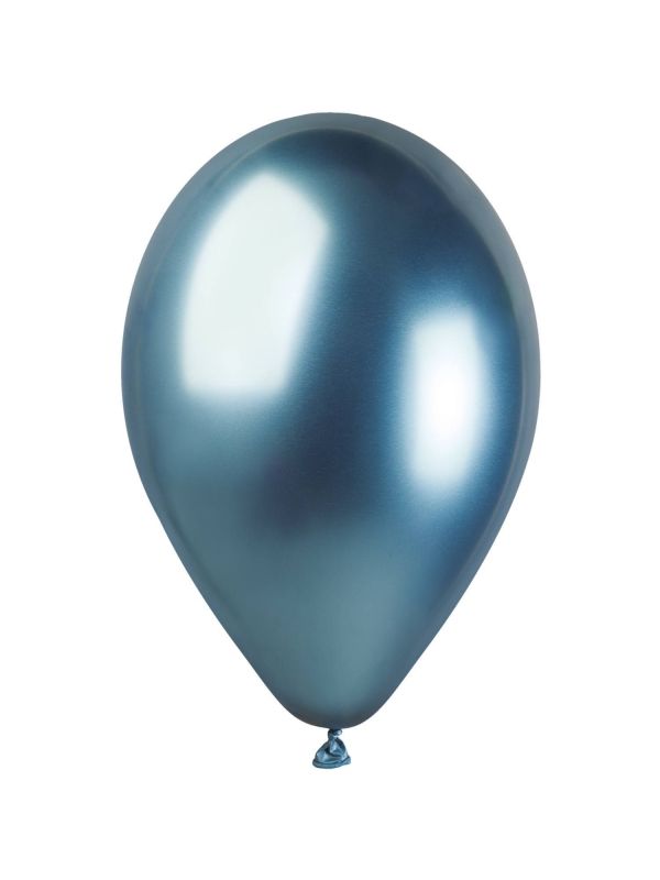 Chroomblauwe ballonnen