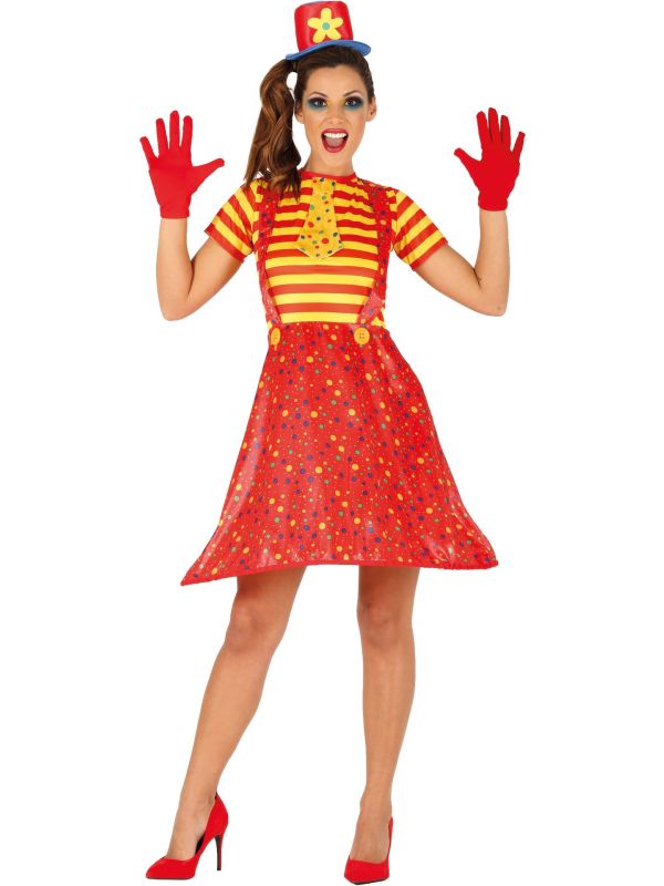 Circus clown jurkje vrouwen