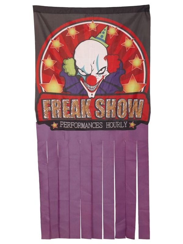 Circus gordijn Freak Show