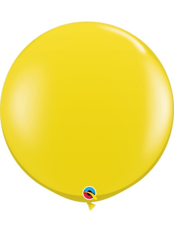 Citroen gele ballonnen 2 stuks 90cm main product photo