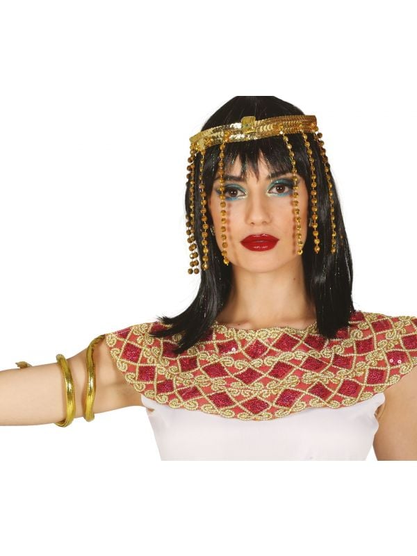 Cleopatra hoofdband en armband set